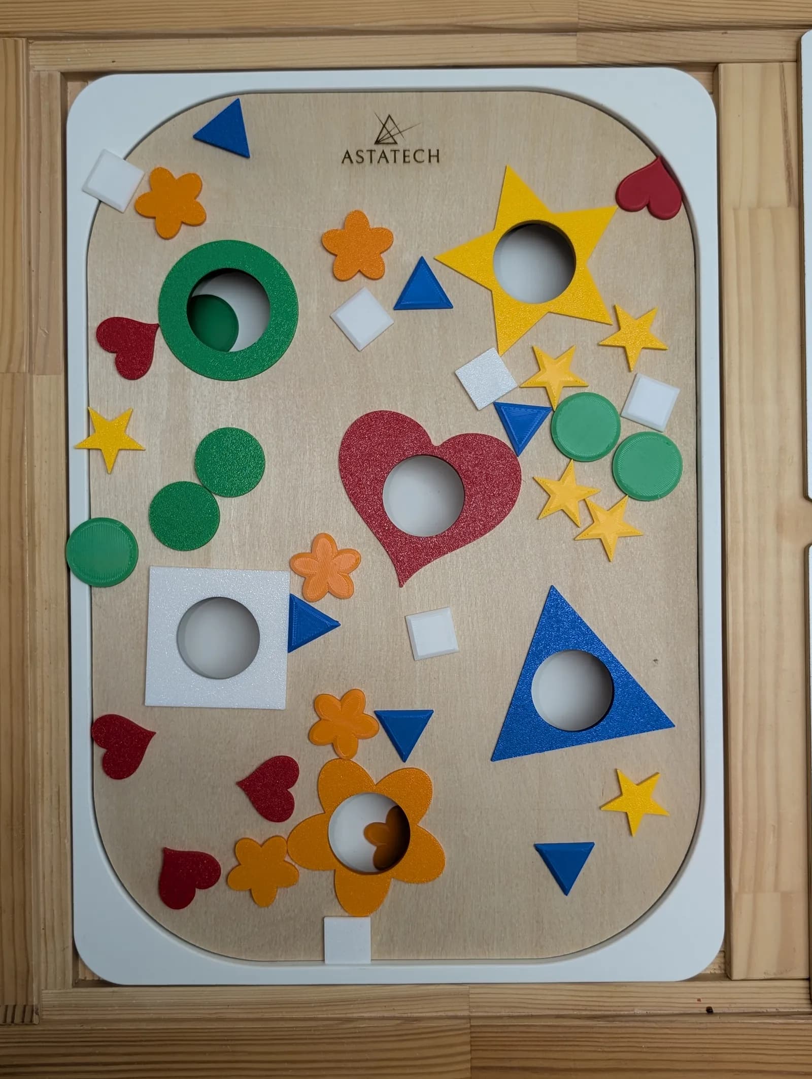 Inserts 3D — Planche 6 trous : Formes 2
