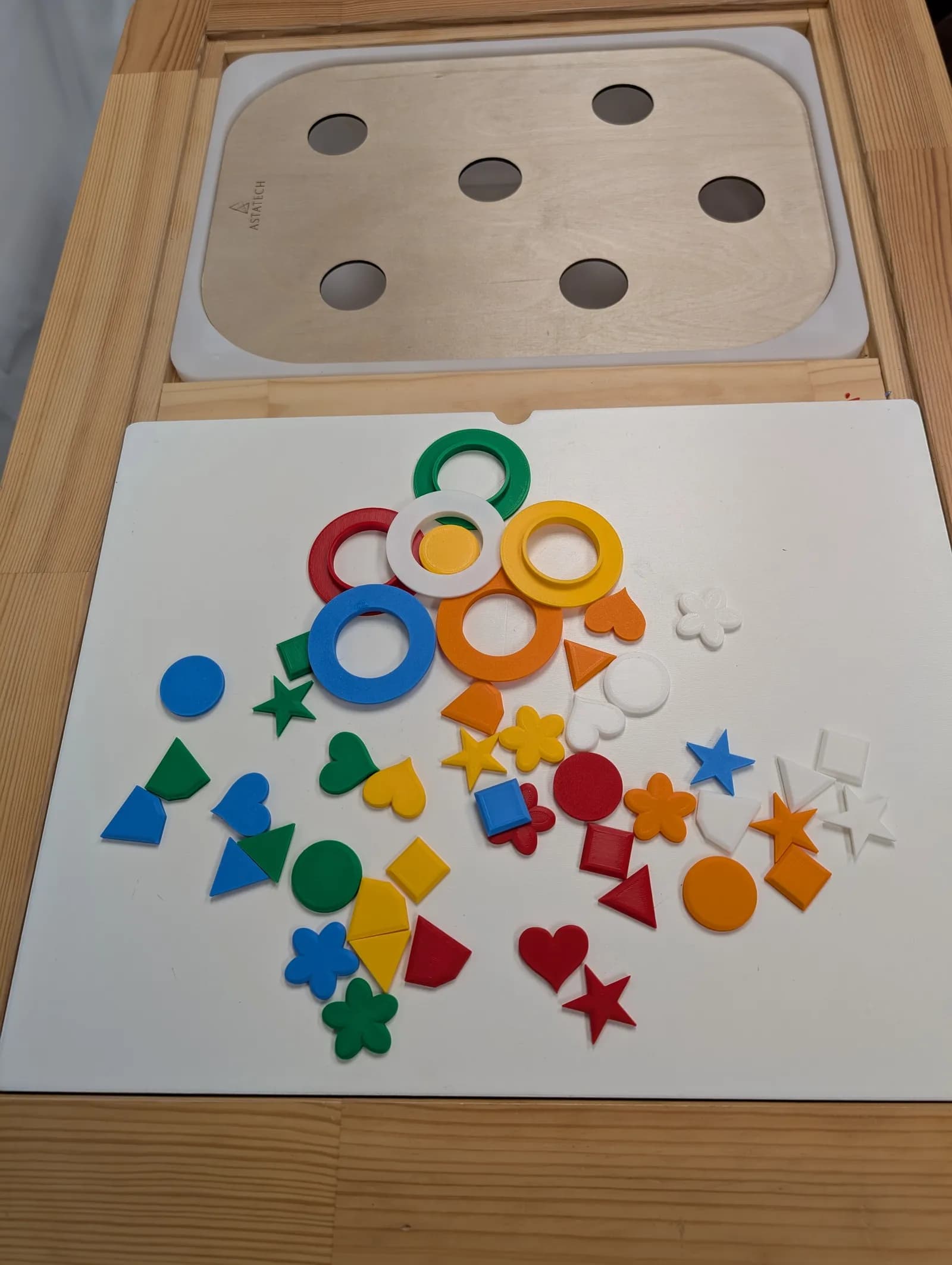 3d - Insert Planche 6 Trous - Couleurs 2
